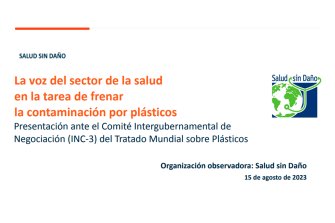 La voz del sector de la salud en la tarea de frenar la contaminación por plásticos