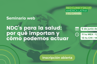 Seminario web | NDCs para la salud: por qué importan y cómo podemos actuar