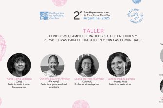 Taller virtual para periodistas | Periodismo, cambio climático y salud