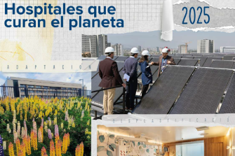 Tapa del informe Hospitales que curan el planeta 2025