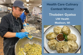 Culinary contest winner Thobden Gyatso