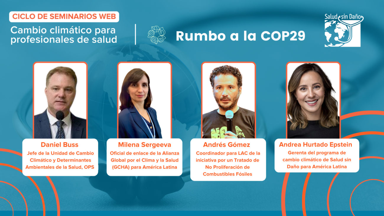 Seminario web "Rumbo a la COP29"