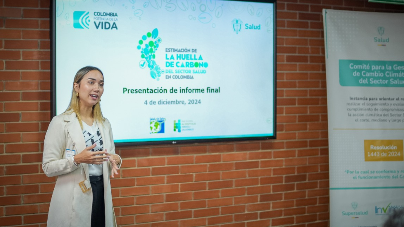 Claudia Lorena Paz, en el cierre del proyecto en Colombia