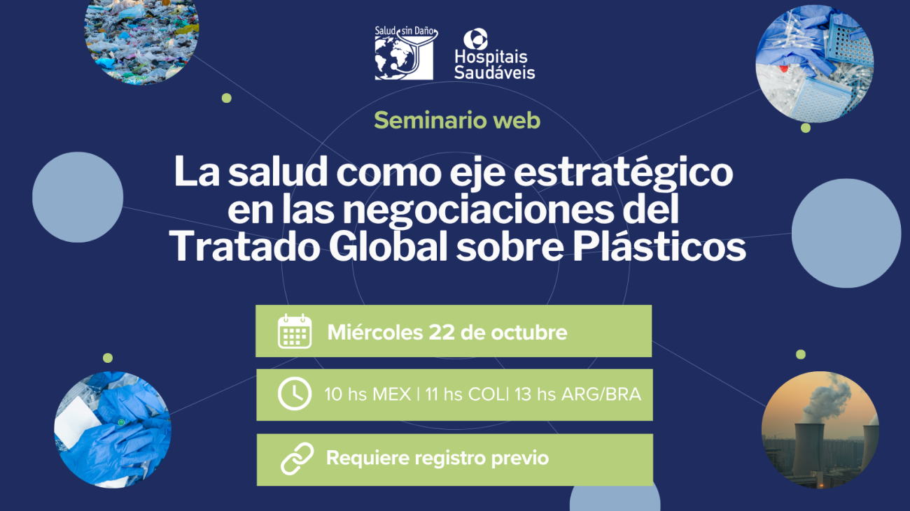 La salud como eje estratégico en las negociaciones del Tratado Global sobre Plásticos