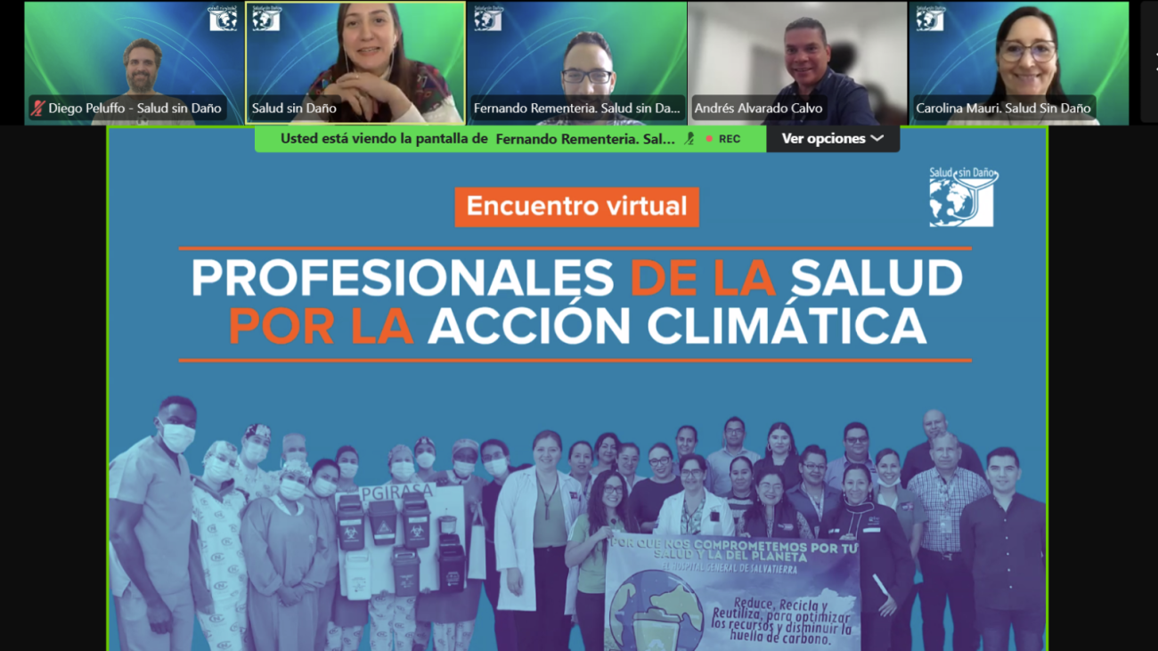 Encuentro virtual | Profesionales de salud por la acción climática