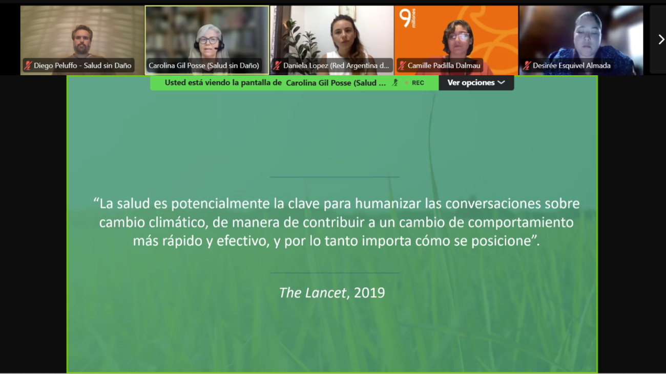 Taller virtual para periodistas | Periodismo, cambio climático y salud