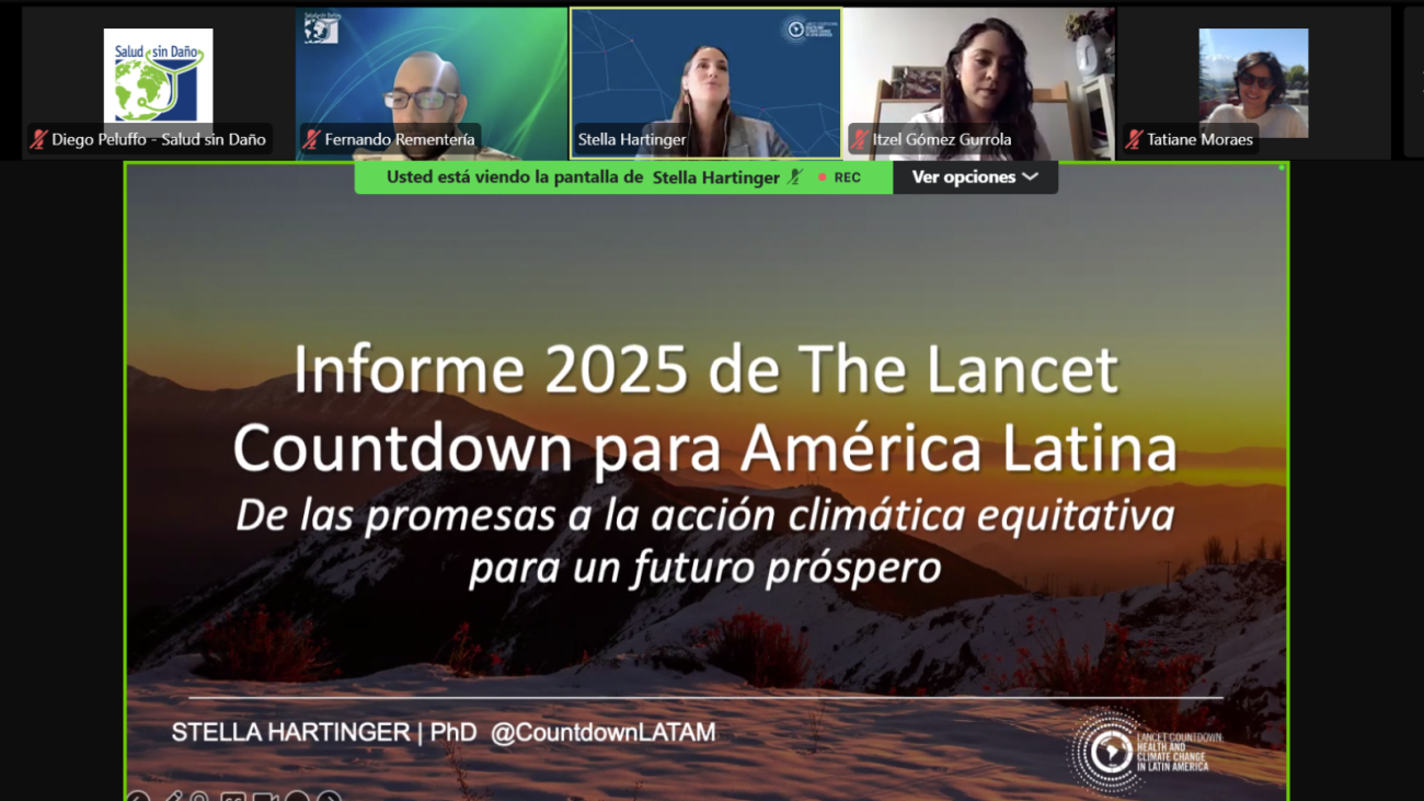 De la evidencia a la acción: diálogo regional sobre salud y clima en América Latina