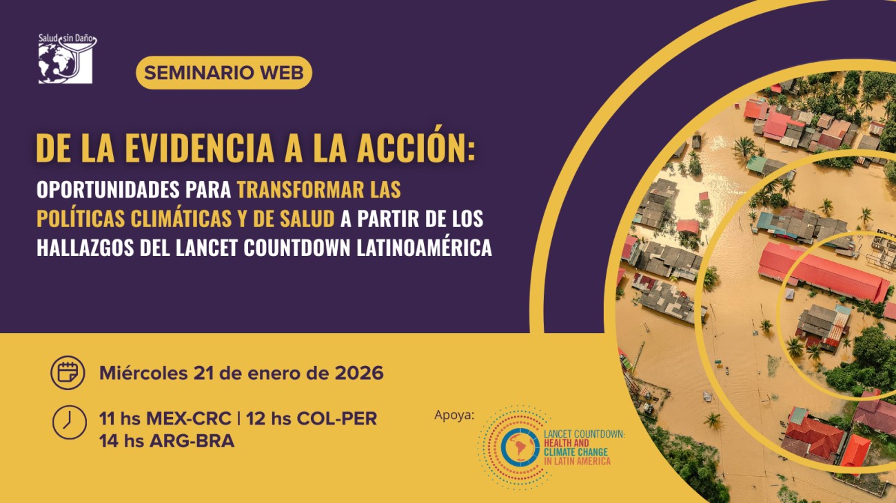 De la evidencia a la acción: diálogo regional sobre salud y clima en América Latina