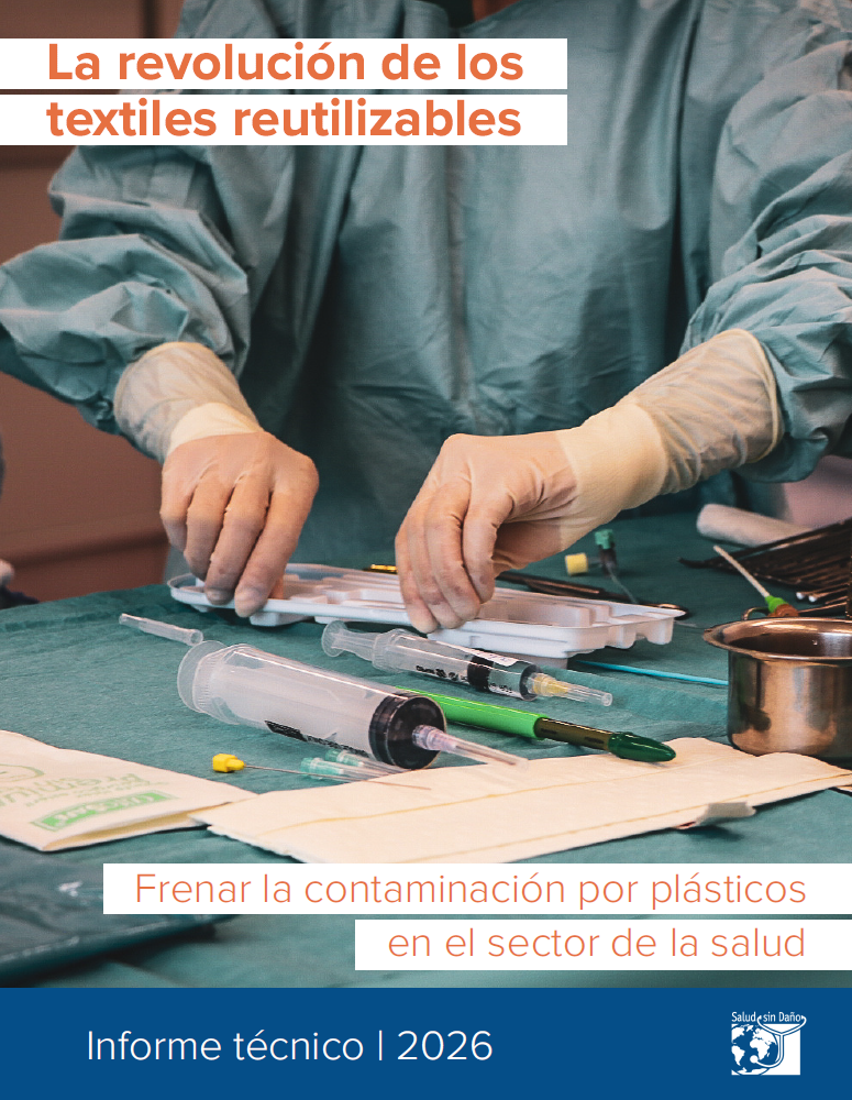 La tapa del informe sobre textiles reutilizables.
