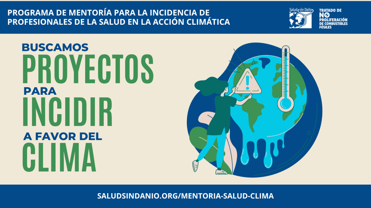 Programa de mentoría para la incidencia de profesionales de la salud en la acción climática